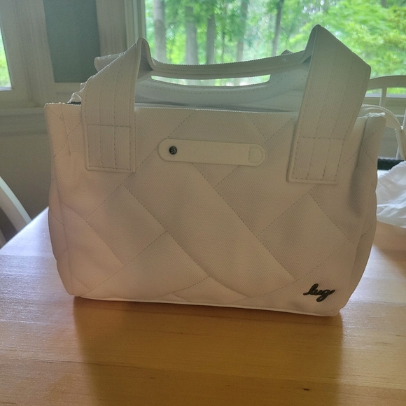 lug Handbags - LUG- Jitterbug Matte Luxe Crossbody- WHITE